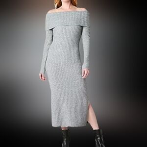 Worthington Womens Long Sleeve Sweater Dress NWT